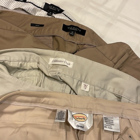 Women’s  chino pants Coldwater creek and Talbots - Picture 2 of 2